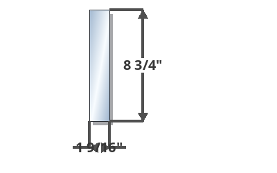 Efel Kamina Coal Glass (5pcs)