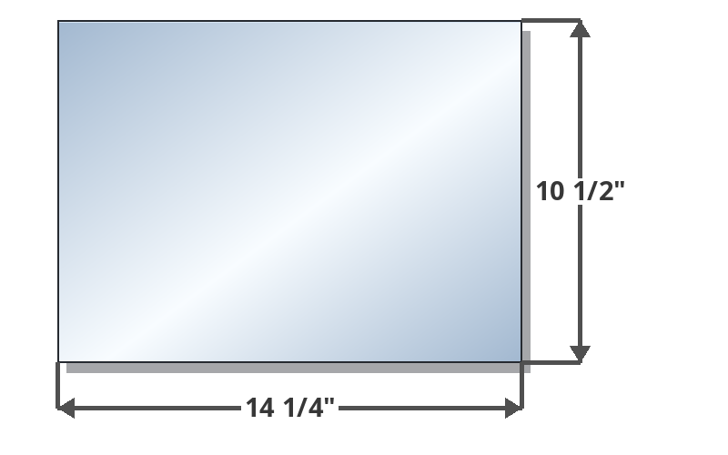 England's Stove Works 17-VL, 25-EP, 55-SHPEP, 55-TRPEP Center Glass