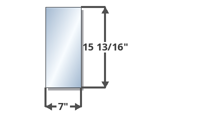 Malm Imperial Carousel Side Glass (Ceramic) (Pre-1994)