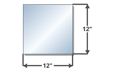 Malm Spin-A-Fire Door Glass (Ceramic) (Post-1994)