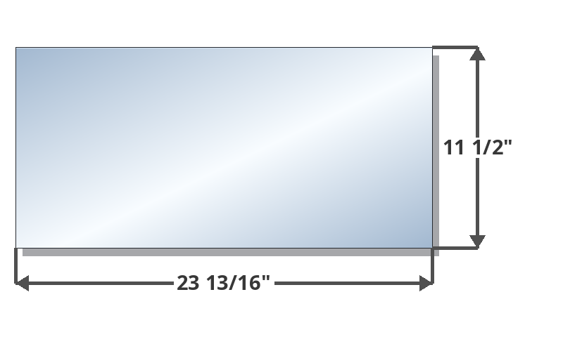 Regency CI2600, CI2700, HI400 Glass