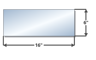 Viking (16 x 6) Glass