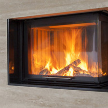 fireplace glass for woodstove